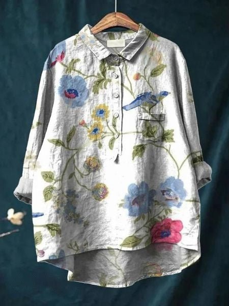 Lila | Blusa elegante a fiori