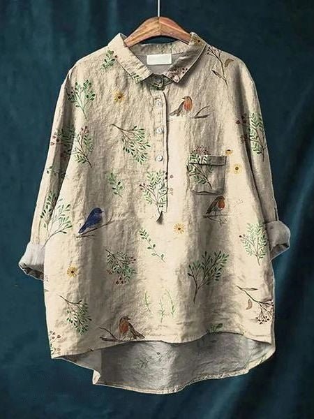 Lila | Blusa elegante a fiori