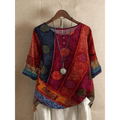 Valarie | kolorowy top boho