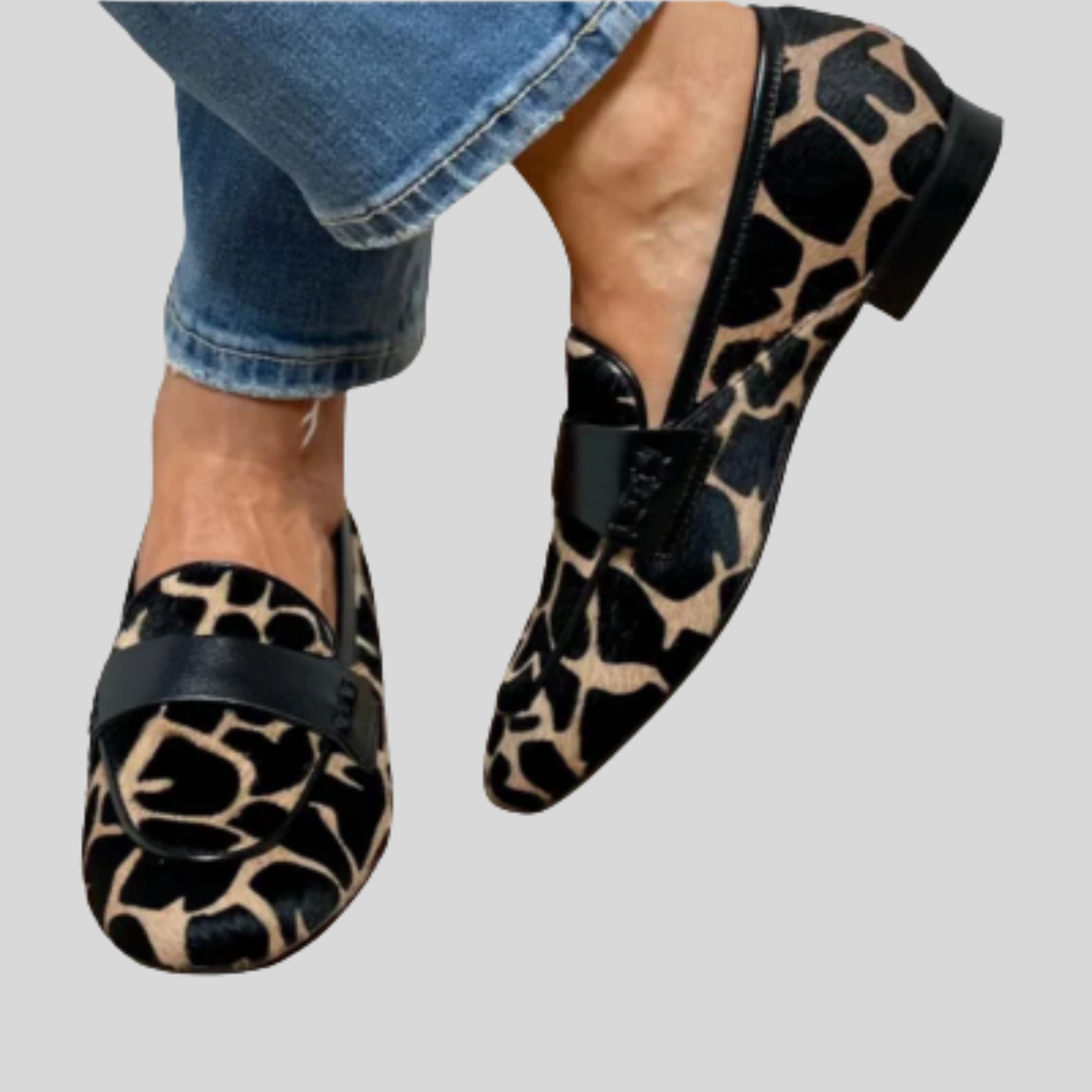 Katie - Mokasyny w leopardzim wzorze
