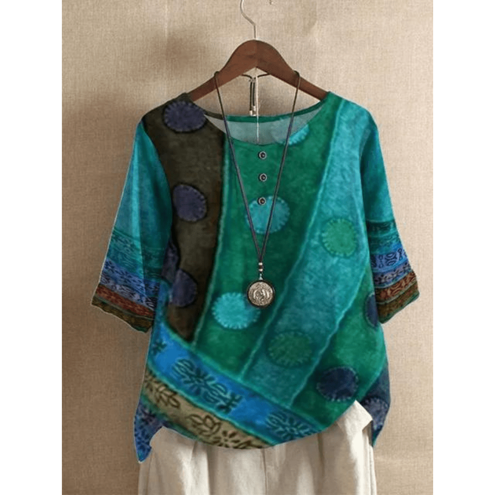 Valarie | kolorowy top boho