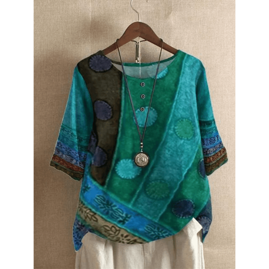 Valarie | kolorowy top boho