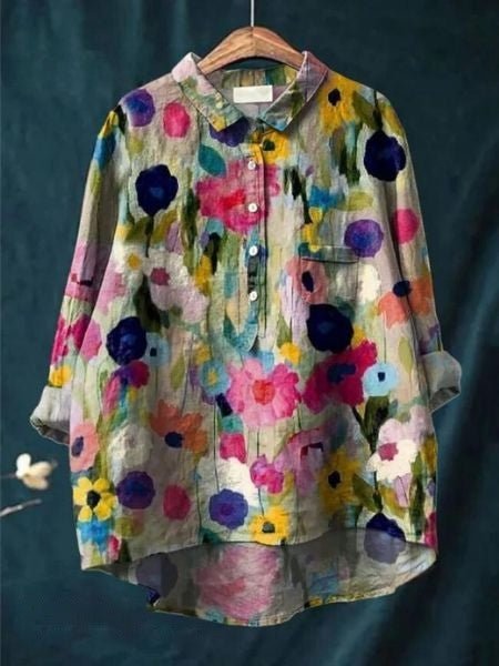 Lila | Blusa elegante a fiori