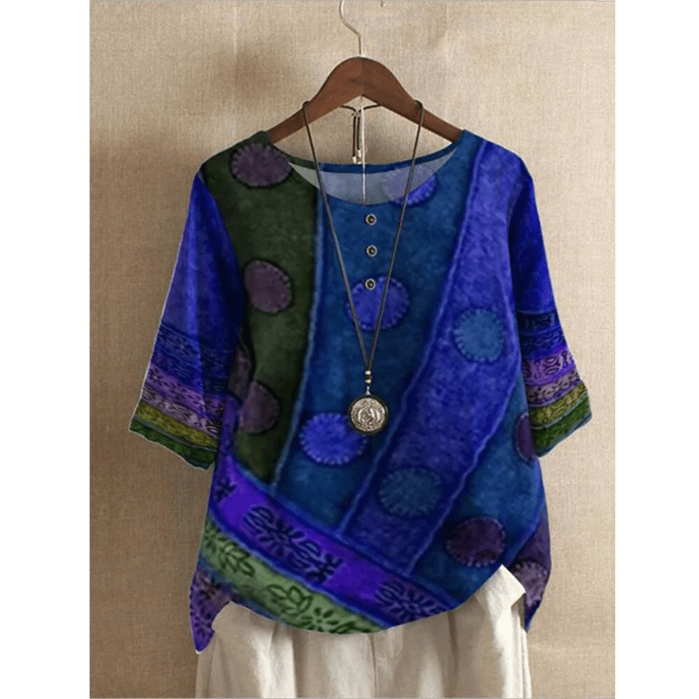 Valarie | kolorowy top boho