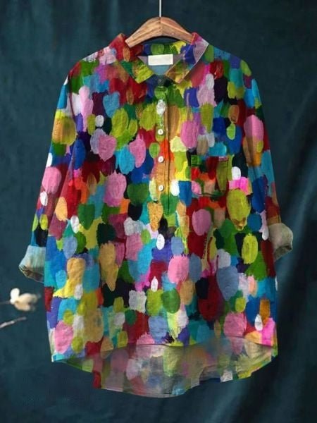 Lila | Blusa elegante a fiori