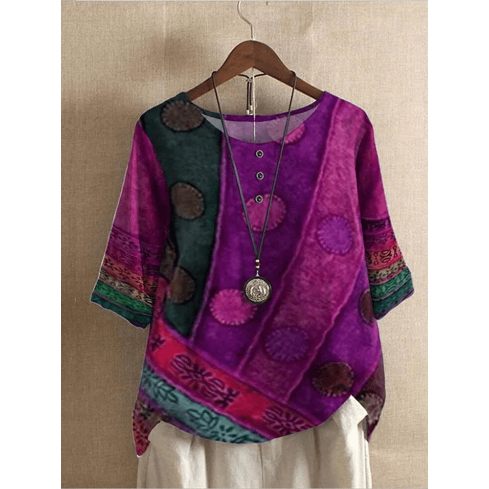 Valarie | kolorowy top boho
