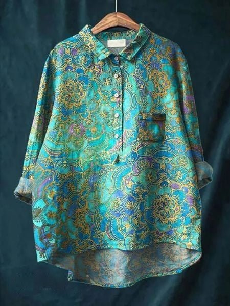 Lila | Blusa elegante a fiori