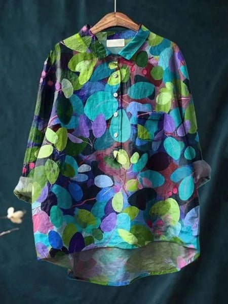 Lila | Blusa elegante a fiori