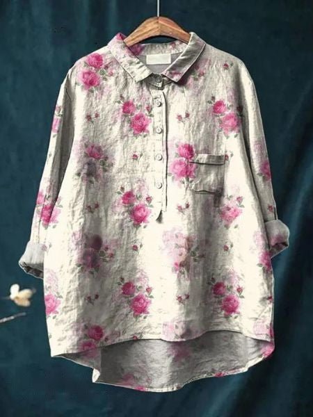 Lila | Blusa elegante a fiori