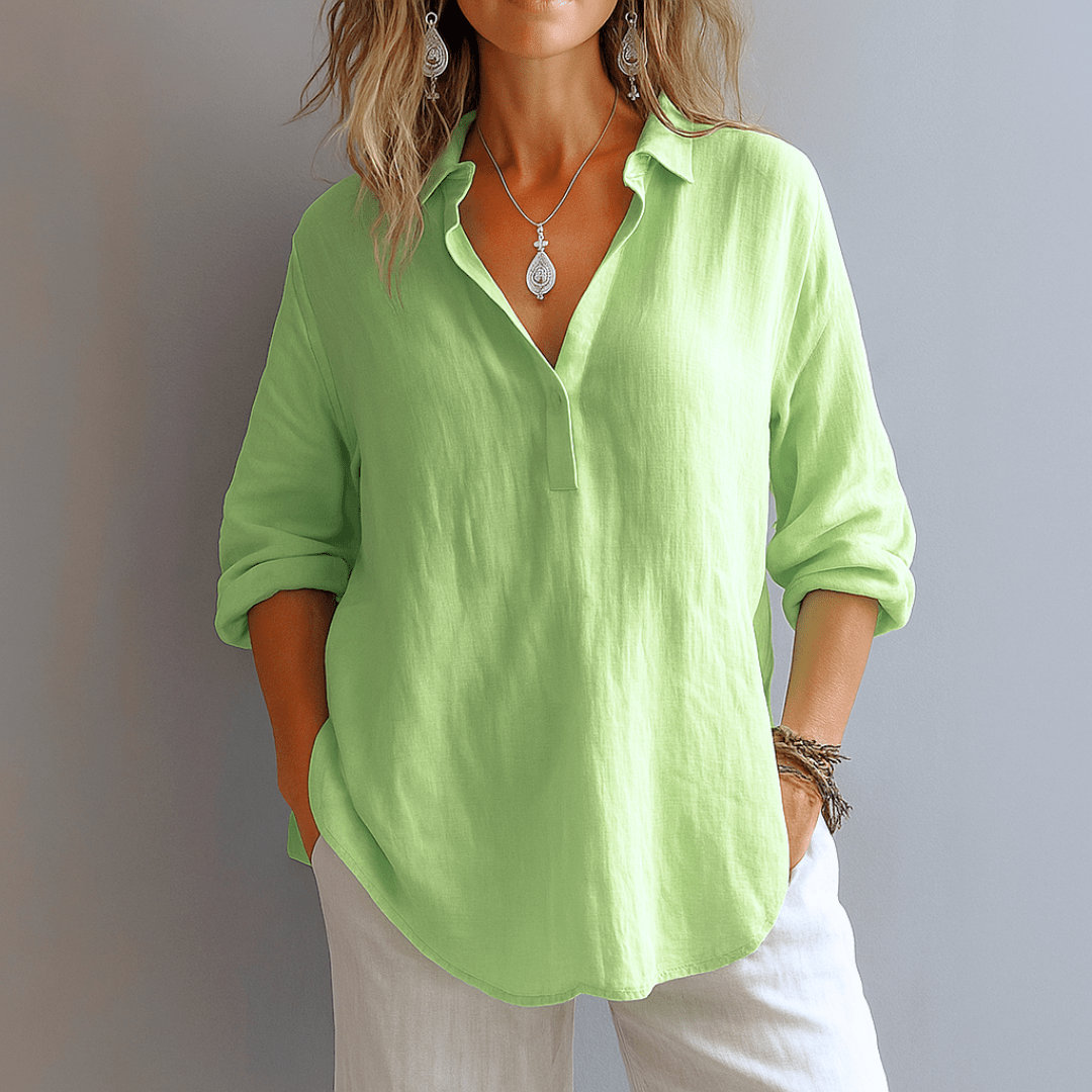 Marianne | elegancka bluzka lniana
