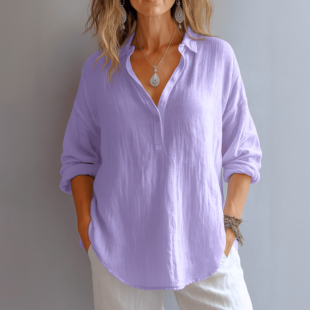 Marianne | elegancka bluzka lniana
