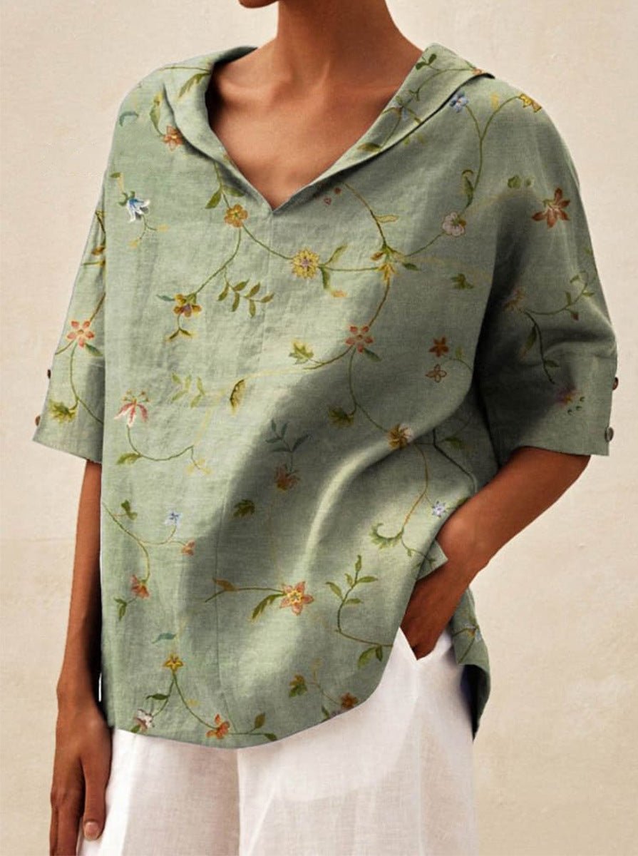 Andrea | Letni kwiatowy top