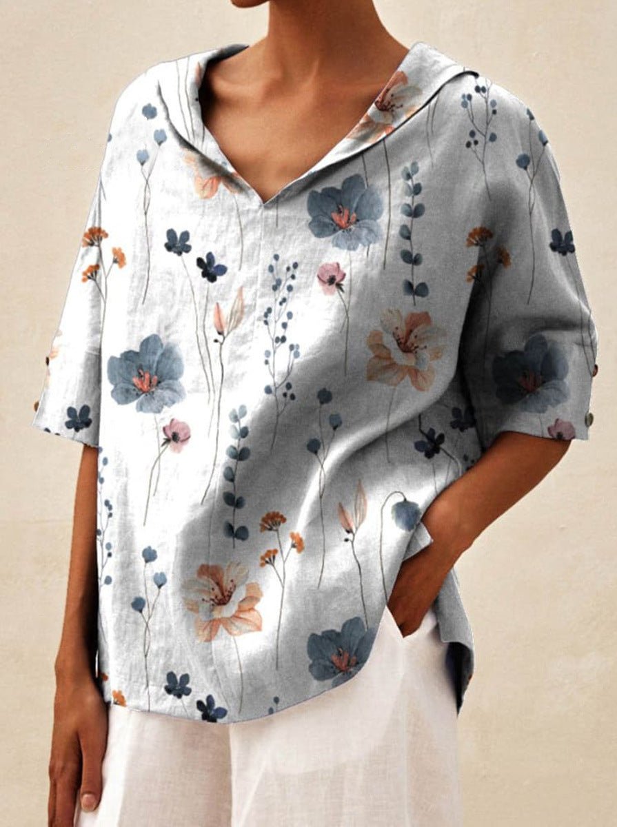 Andrea | Letni kwiatowy top