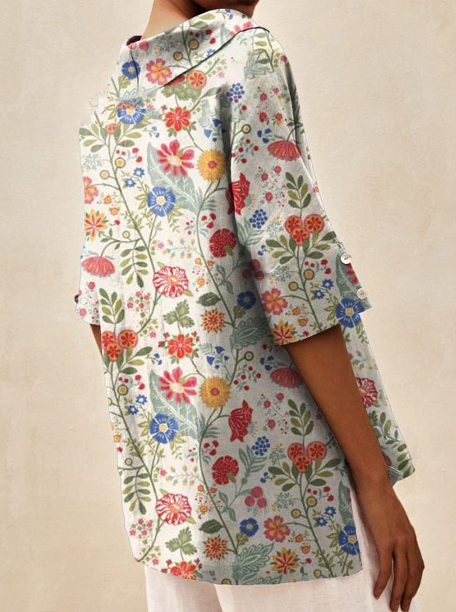 Andrea | Letni kwiatowy top
