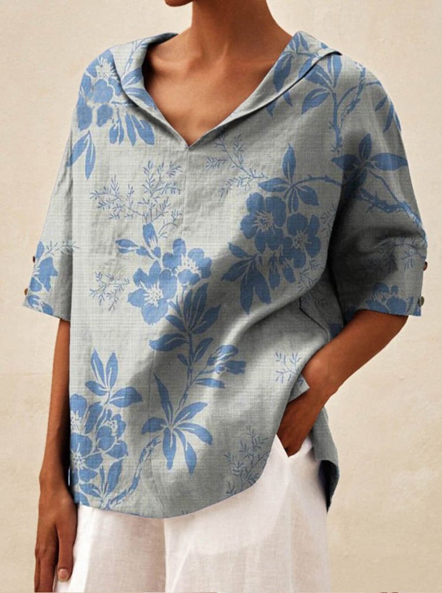 Andrea | Letni kwiatowy top