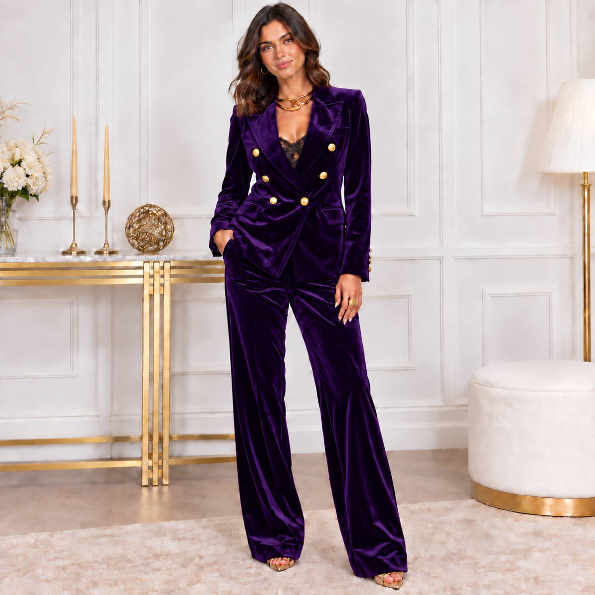 Tailleur + Pantaloni "Noir"