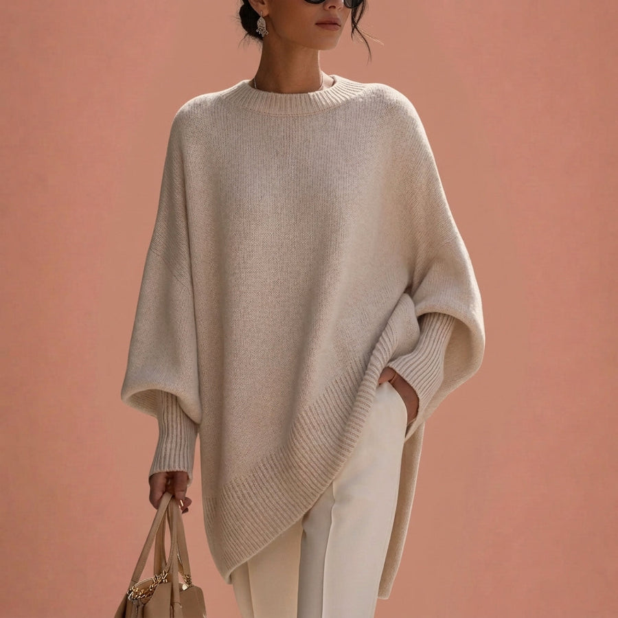 Giorgia | Maglione Oversize a Maglia con Collo Rotondo
