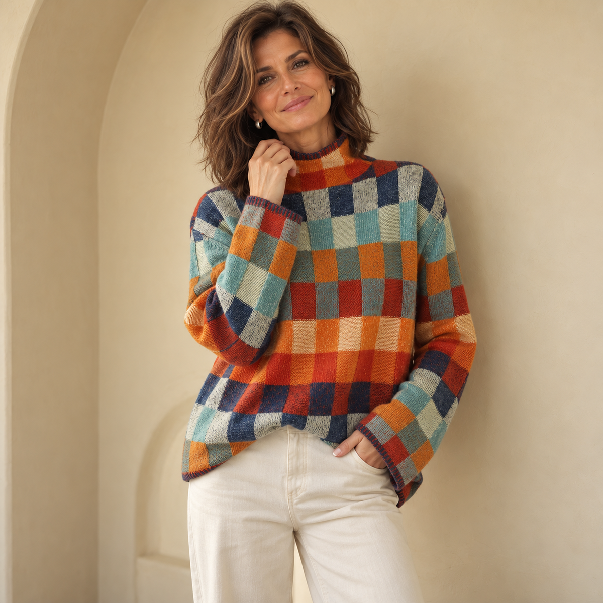 MARA | Maglione con Collo Alto