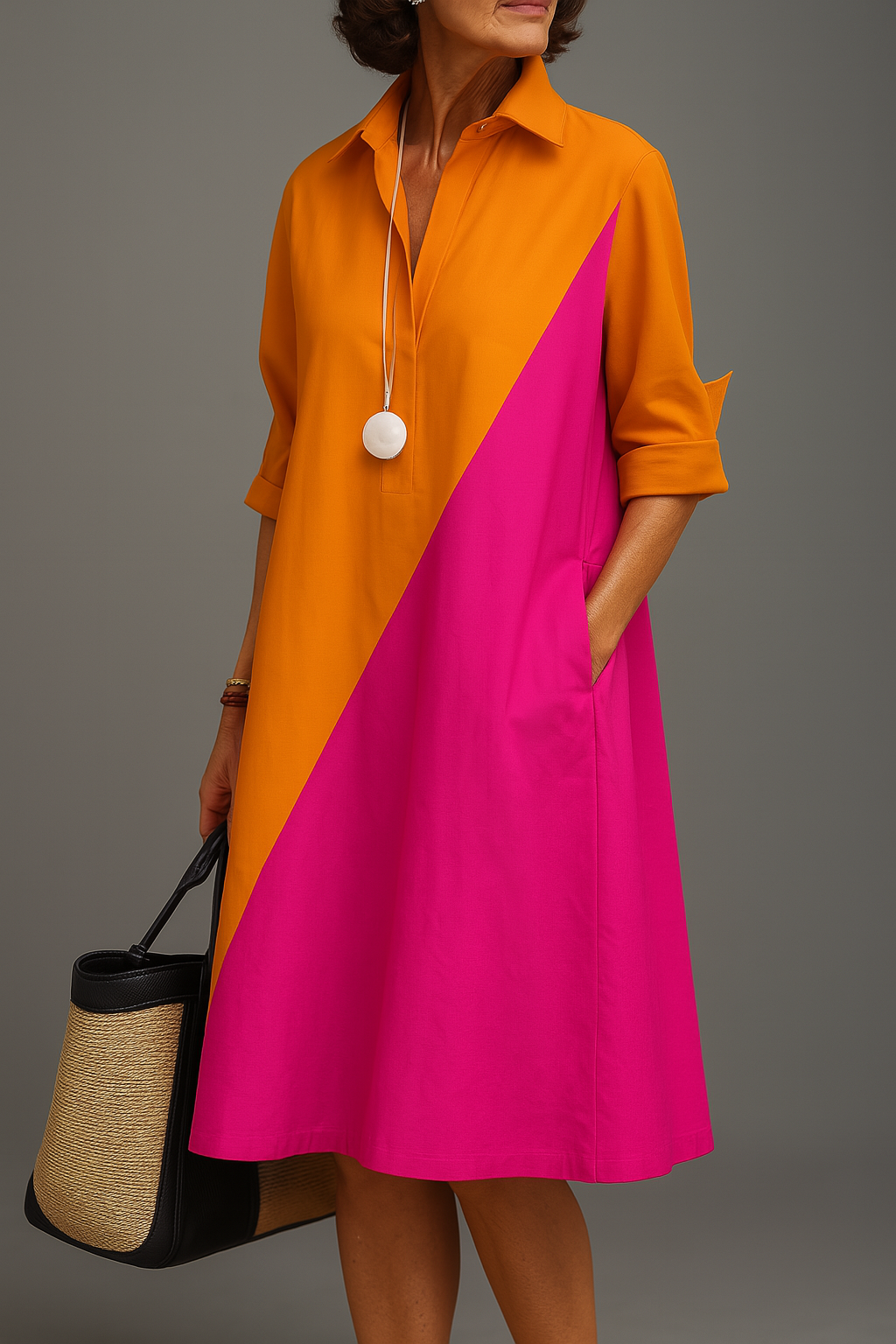 Kayla | Elegancka sukienka midi