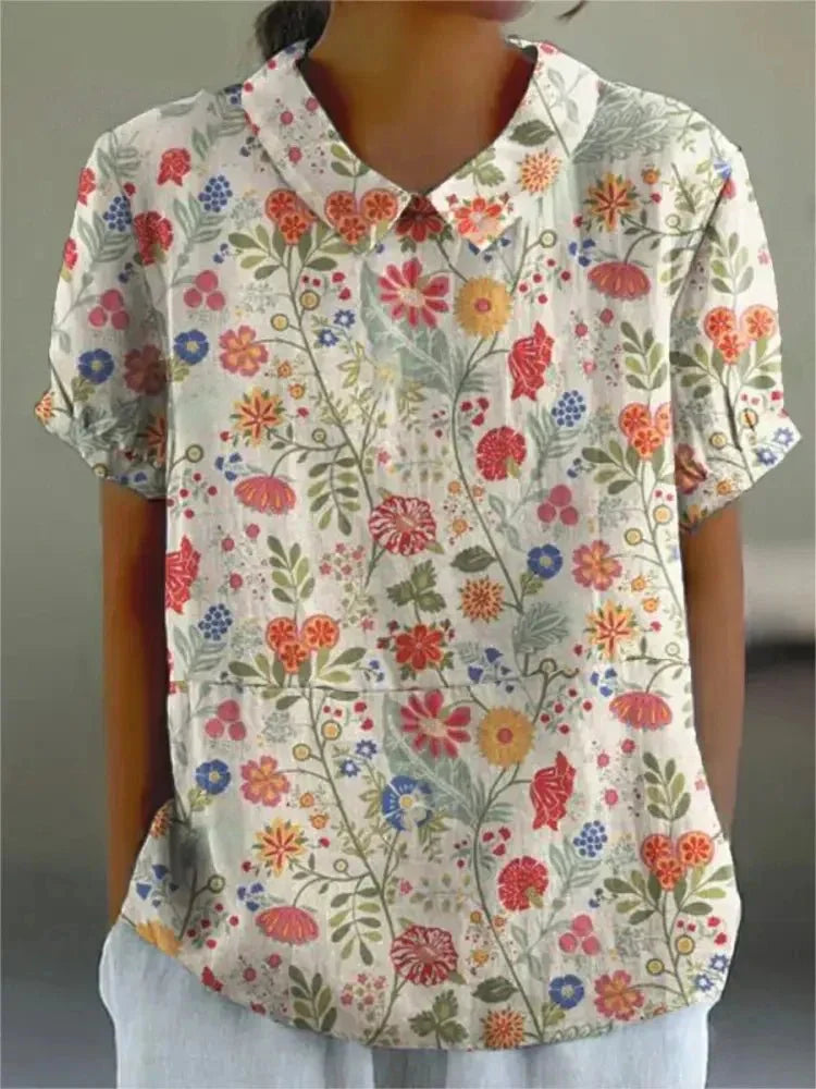 Sofia | Elegante camicia floreale