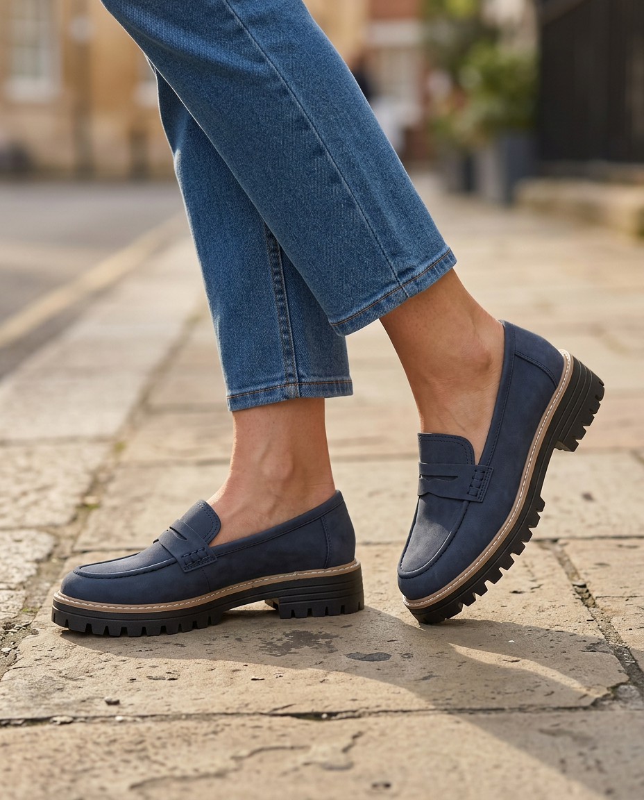 Mocassino Elena — Platform Tacco Grosso